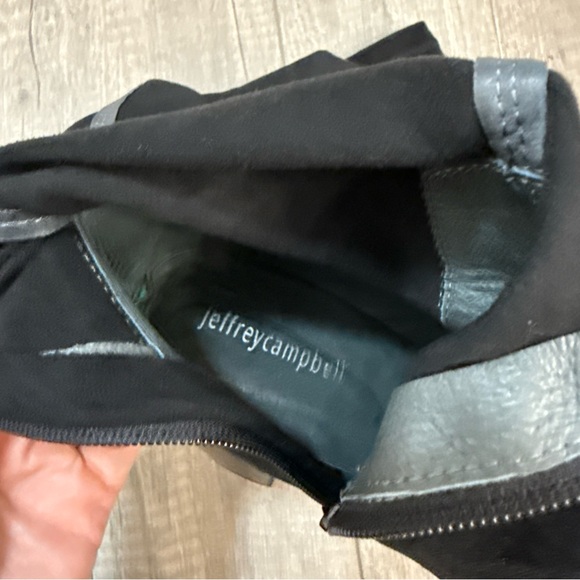 Jeffrey Campbell Black Over-the-Knee Boots - Picture 7 of 8